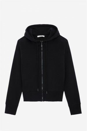 Zadig & Voltaire Aspene Devil Sweatshirt Czarne | ZV-256246