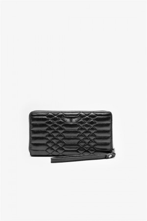 Zadig & Voltaire Compagnon Mat Wallet Czarne | ZV-255904