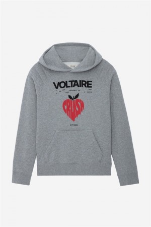 Zadig & Voltaire Evata Concert Crush Hoodie Szare | ZV-256253