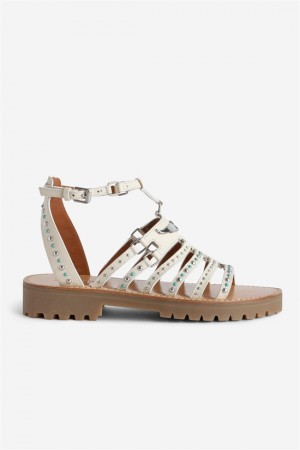 Zadig & Voltaire Joe Sandals Beżowe | ZV-255792