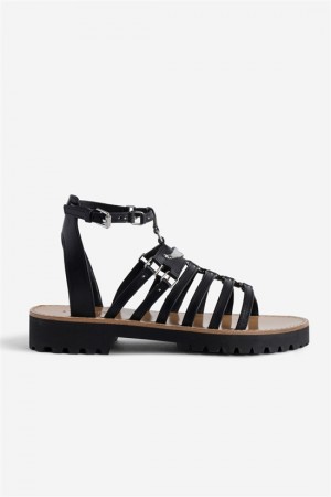 Zadig & Voltaire Joe Sandals Czarne | ZV-255791