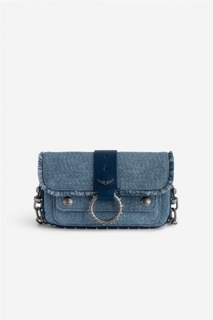 Zadig & Voltaire Kate Wallet Bag Granatowe | ZV-255976