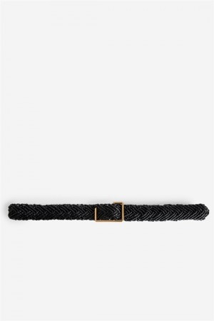 Zadig & Voltaire La Cecilia Belt Obsession 35mm Czarne | ZV-255831