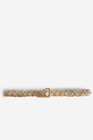 Zadig & Voltaire La Cecilia Obsession Belt Złote | ZV-255830