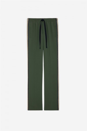 Zadig & Voltaire Pomy Pants Khaki | ZV-256232