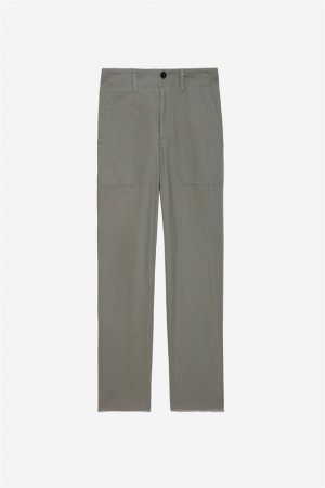 Zadig & Voltaire Project Pants Khaki | ZV-256217