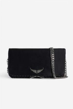 Zadig & Voltaire Rock Studs Bag Czarne | ZV-256173