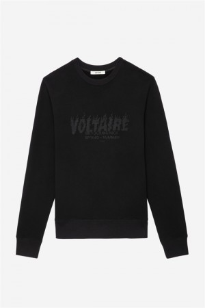 Zadig & Voltaire Simba Sweatshirt Czarne | ZV-255746