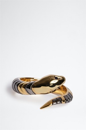 Zadig & Voltaire Snake Bracelet Złote | ZV-255879