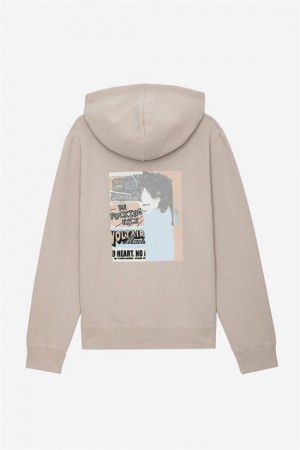 Zadig & Voltaire Soda Compo Sweatshirt Beżowe | ZV-255741