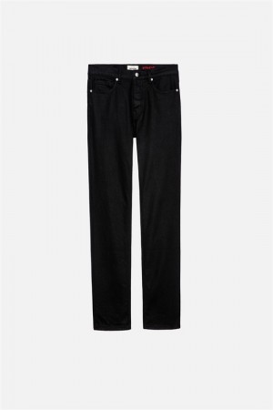 Zadig & Voltaire Steeve Jeans Czarne | ZV-255737