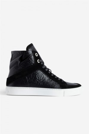 Zadig & Voltaire Zv1747 High High-top Trainers Czarne | ZV-255774