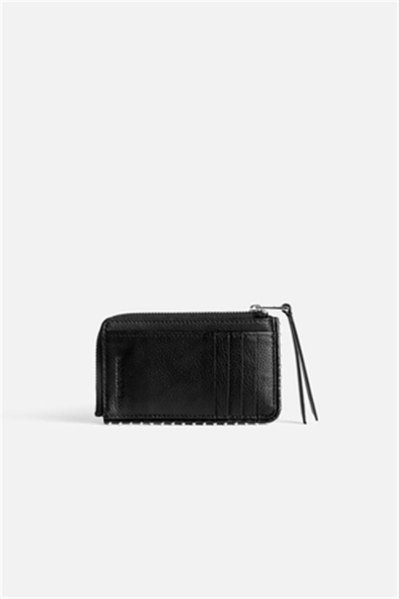 Zadig & Voltaire Card Holder Czarne | ZV-255919