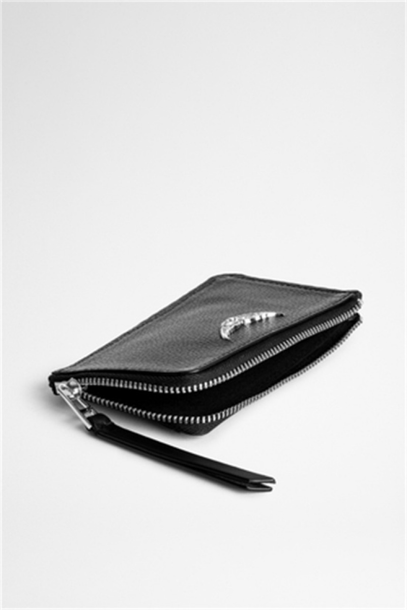 Zadig & Voltaire Card Holder Czarne | ZV-255919