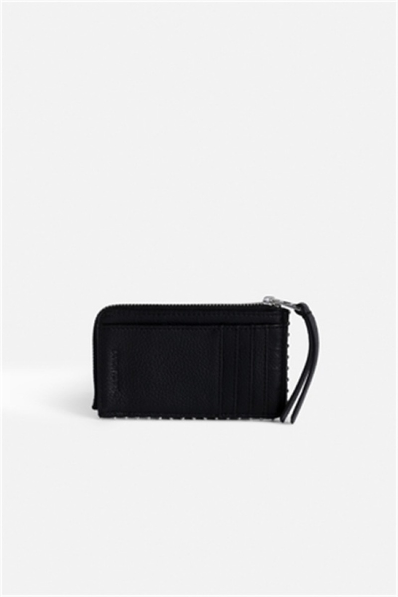 Zadig & Voltaire Card Plumetis Wallet Czarne | ZV-255911