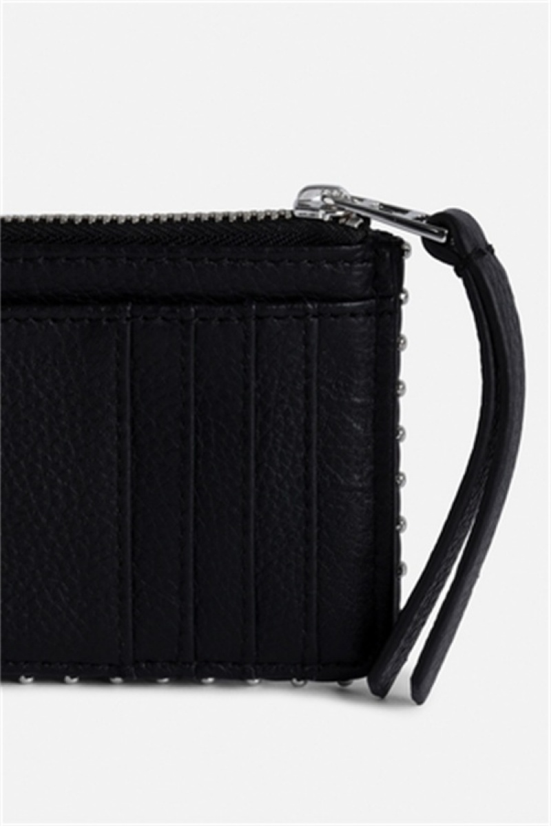 Zadig & Voltaire Card Plumetis Wallet Czarne | ZV-255911