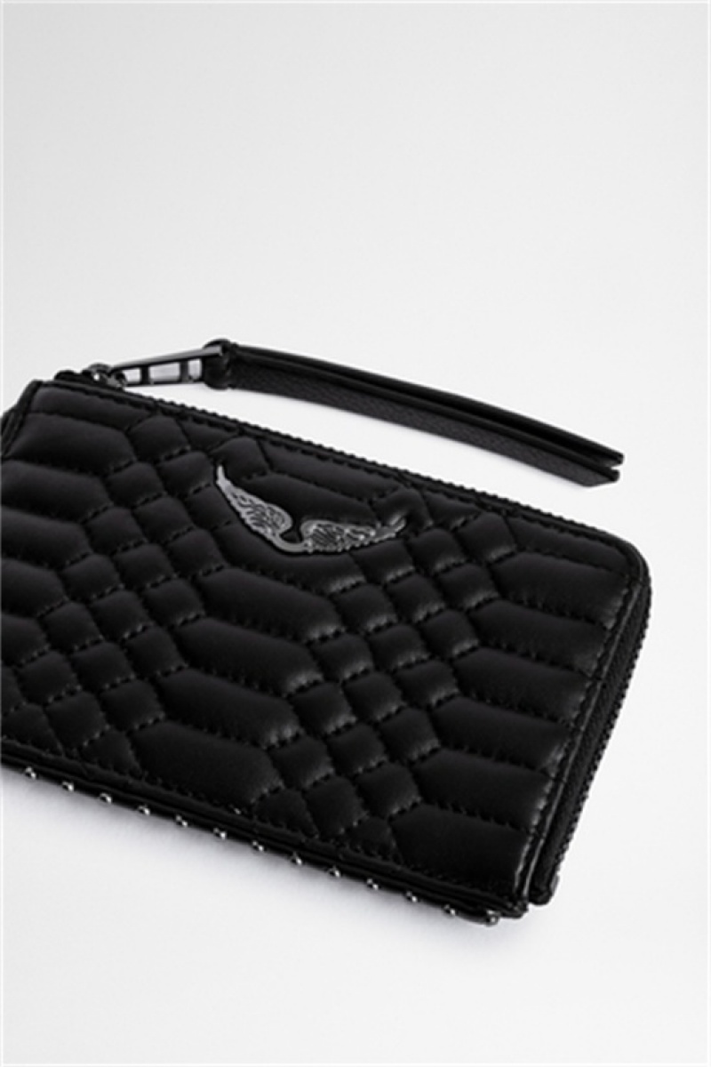 Zadig & Voltaire Card Wallet Czarne | ZV-255921