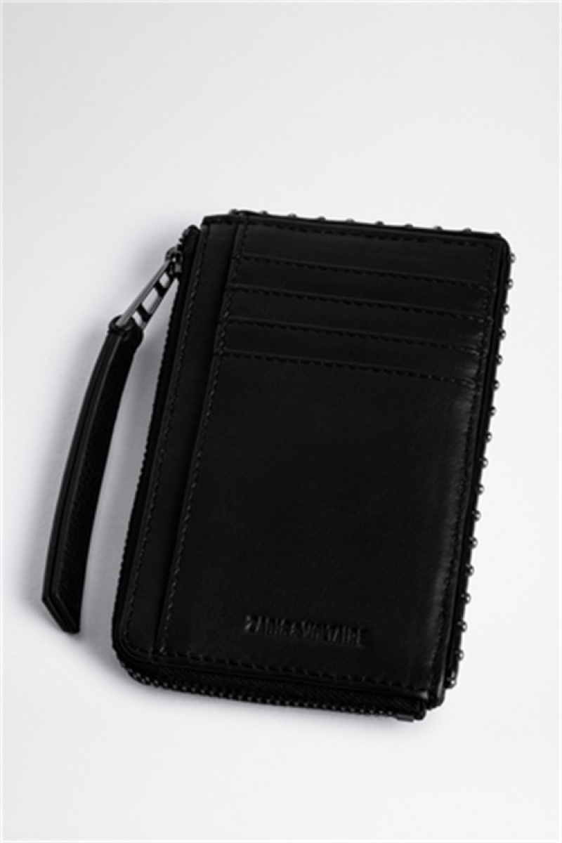 Zadig & Voltaire Card Wallet Czarne | ZV-255921