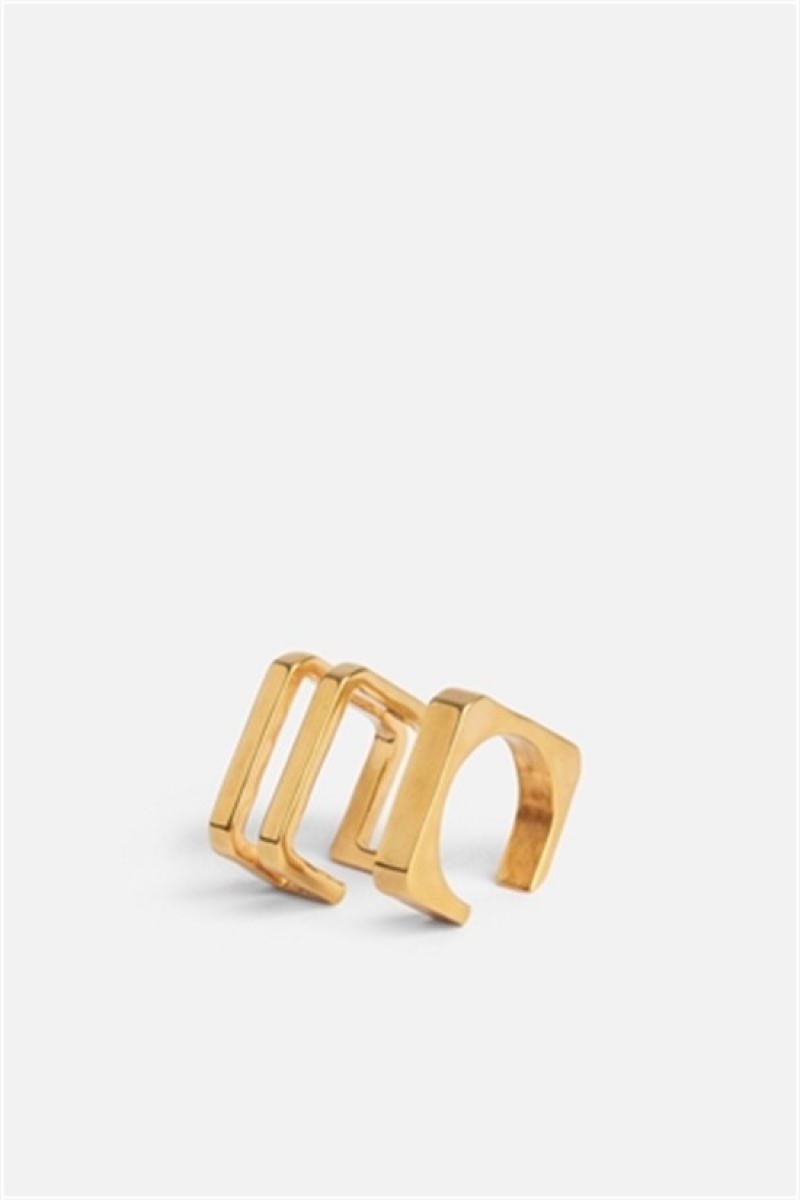 Zadig & Voltaire Cecilia Rings Złote | ZV-255872