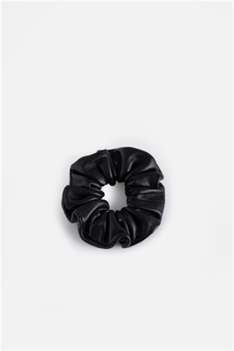 Zadig & Voltaire Chouchou Hair Scrunchie Czarne | ZV-255807