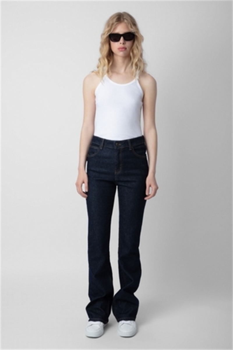 Zadig & Voltaire Emile Jeans Czarne | ZV-256210