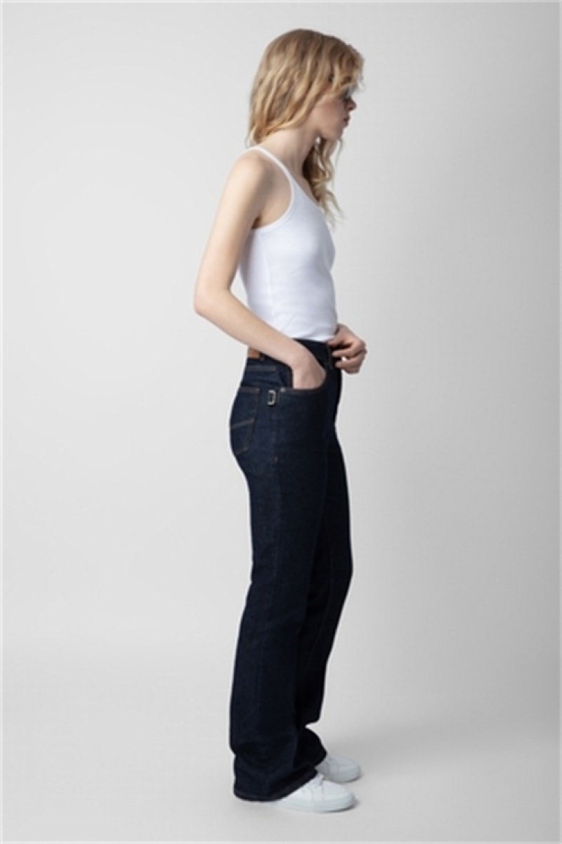 Zadig & Voltaire Emile Jeans Czarne | ZV-256210