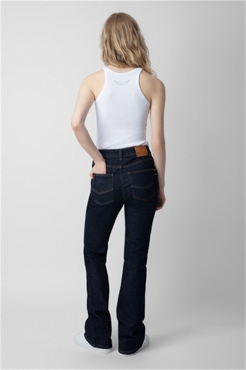 Zadig & Voltaire Emile Jeans Czarne | ZV-256210