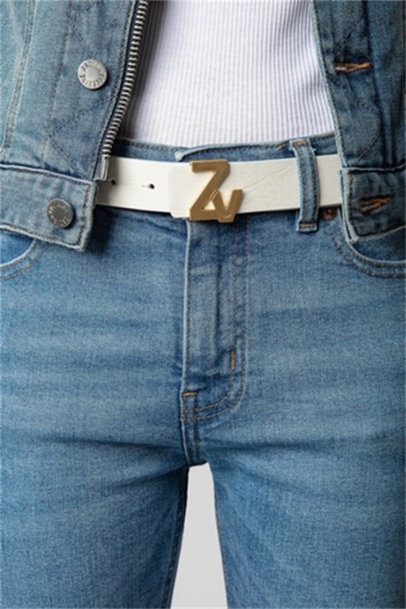 Zadig & Voltaire Initiale La Belt Beżowe | ZV-255836