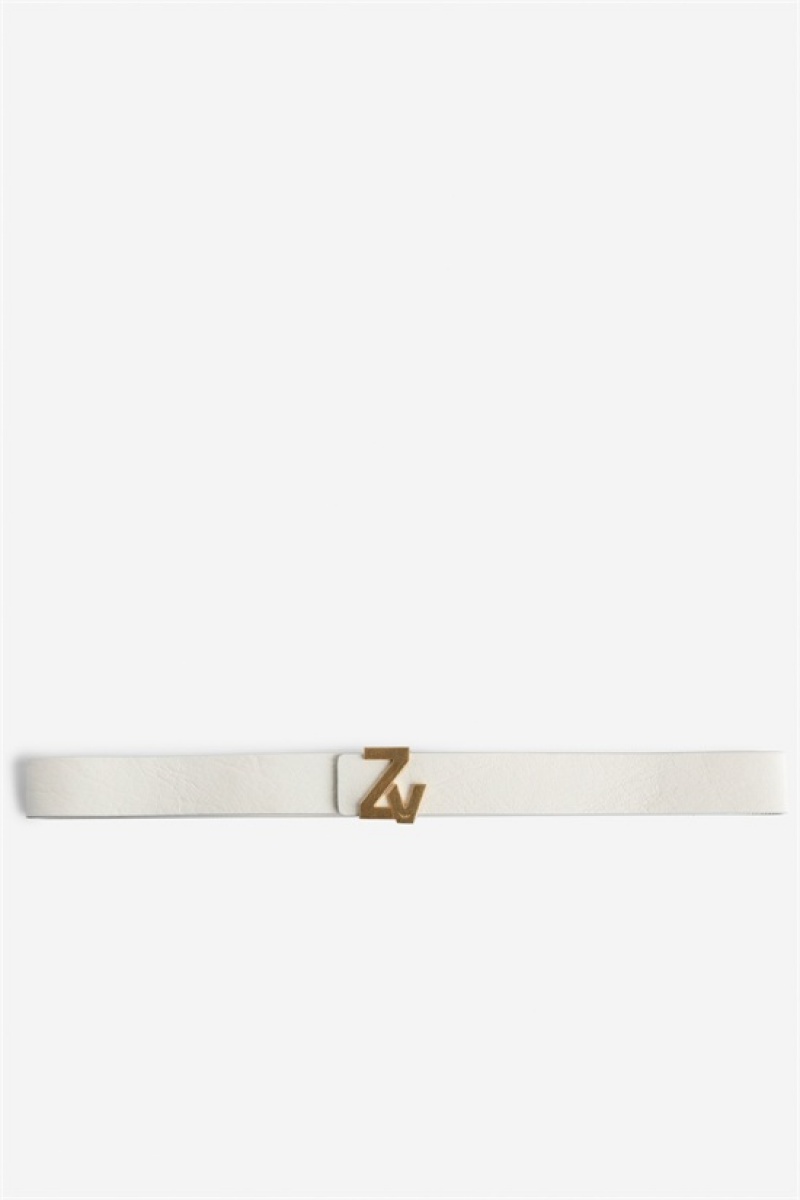 Zadig & Voltaire Initiale La Belt Beżowe | ZV-255836