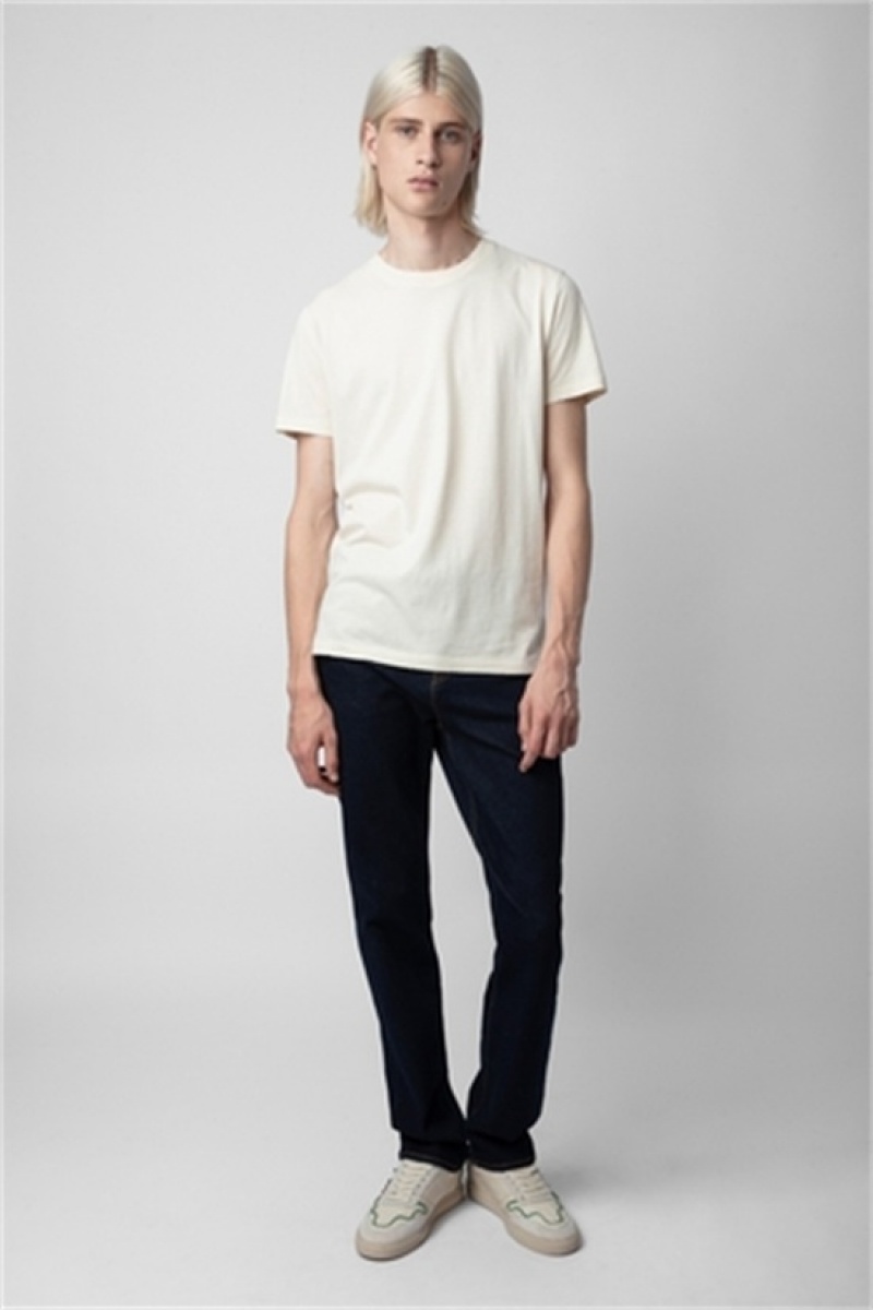 Zadig & Voltaire Jimmy T-shirt Białe | ZV-255709