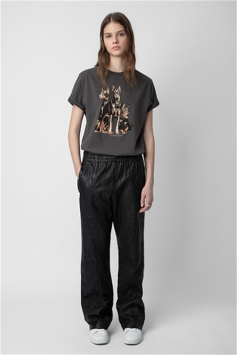 Zadig & Voltaire Jimmy T-shirt Szare | ZV-255700