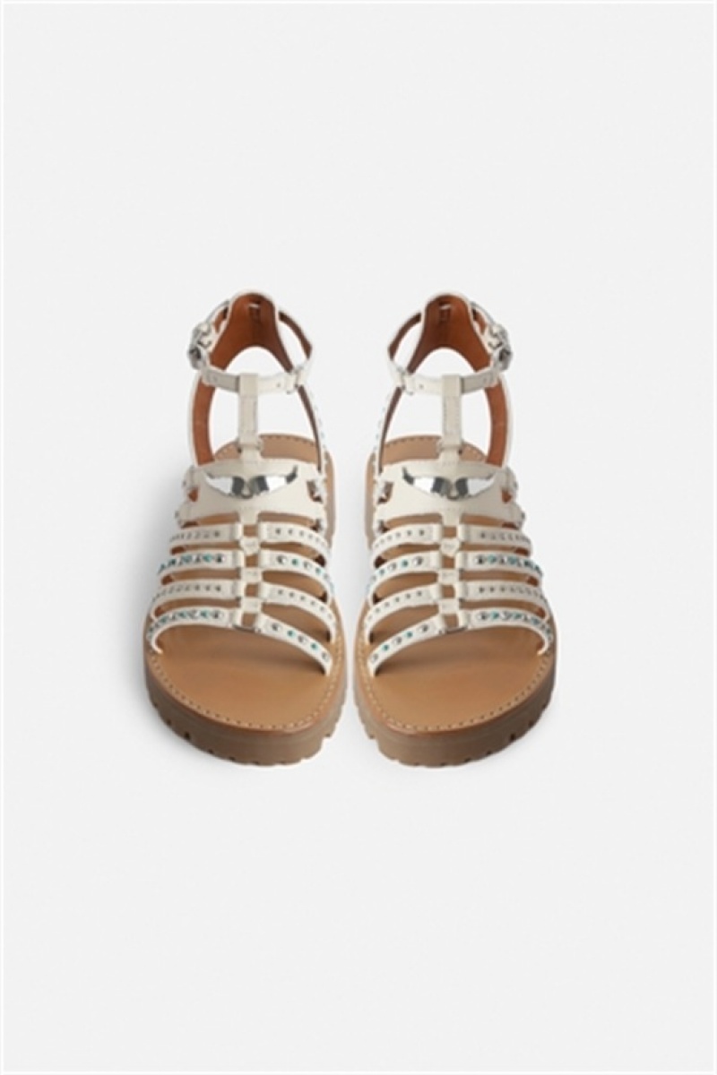 Zadig & Voltaire Joe Sandals Beżowe | ZV-255792