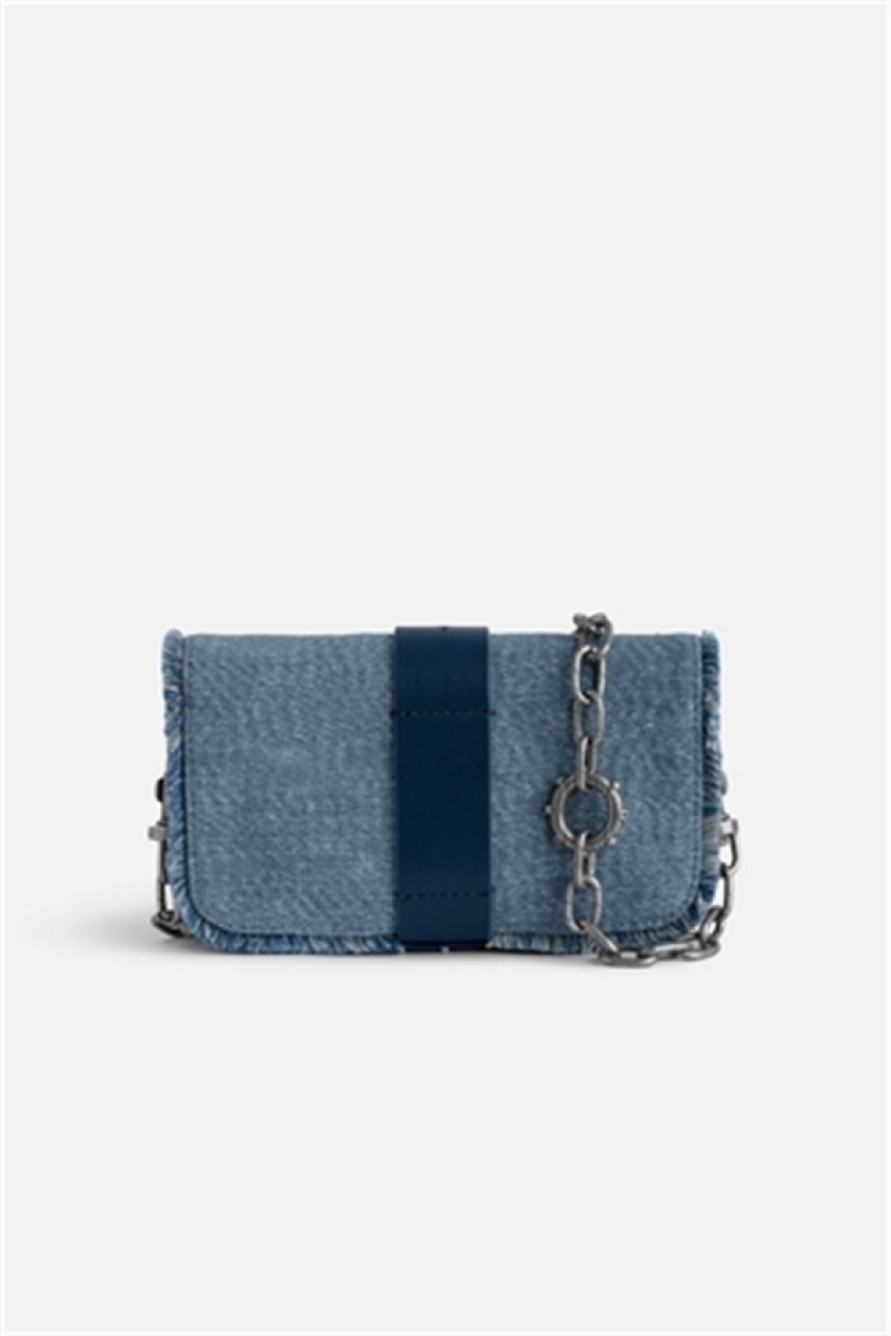 Zadig & Voltaire Kate Wallet Bag Granatowe | ZV-256128