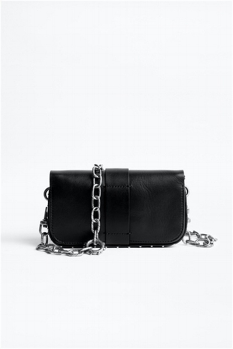 Zadig & Voltaire Kate Wallet Bag Srebrne | ZV-256123