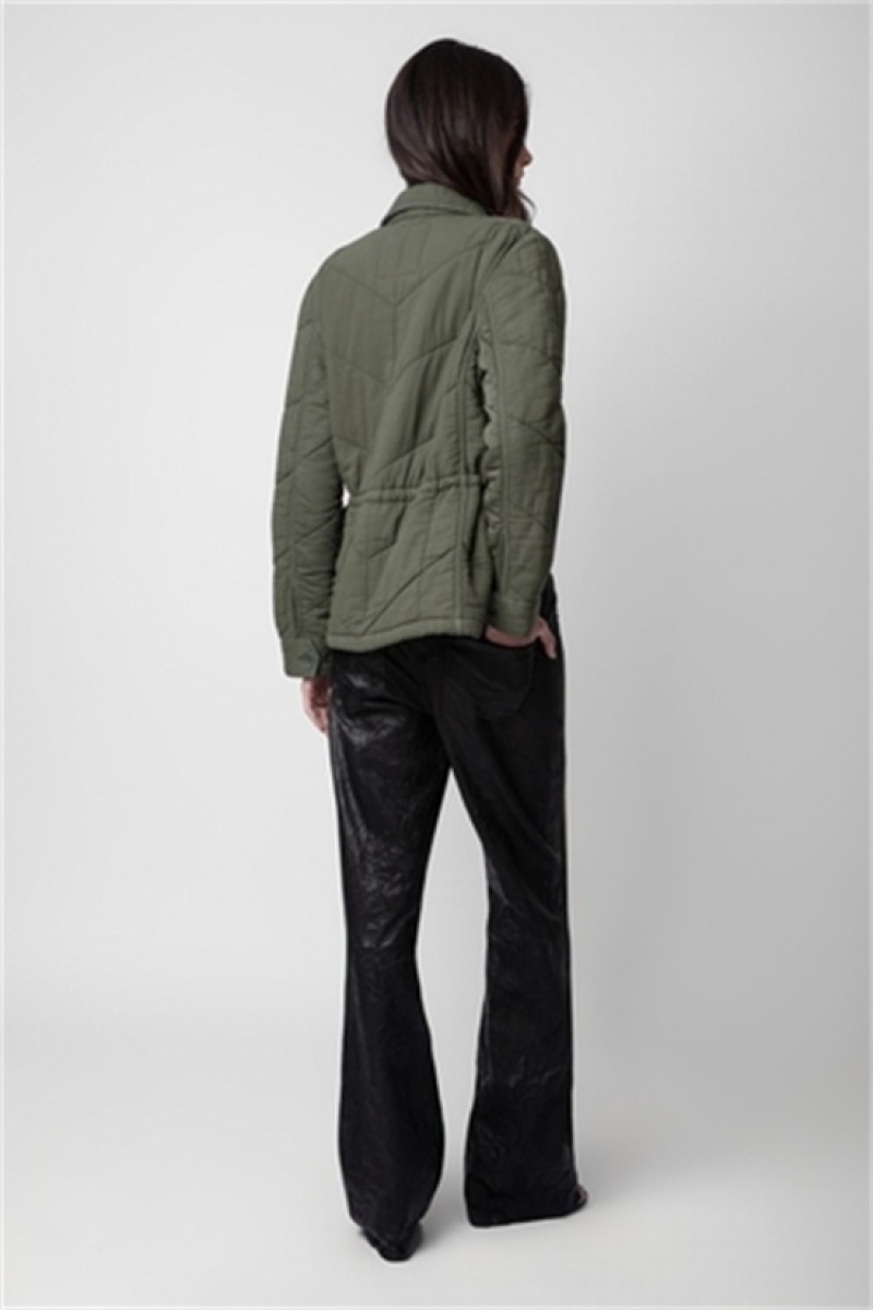 Zadig & Voltaire Kayak Jacket Khaki | ZV-256416