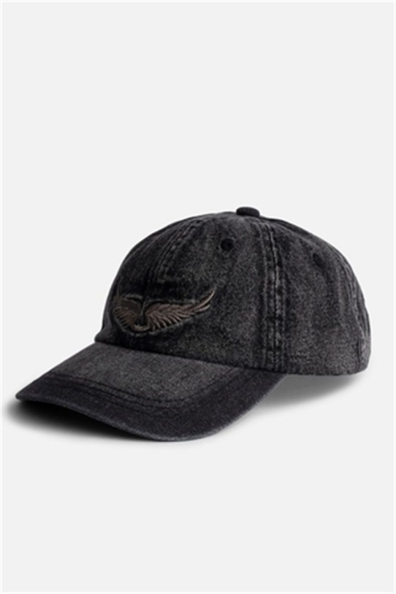 Zadig & Voltaire Klelia Rock Baseball Cap Czarne | ZV-255814