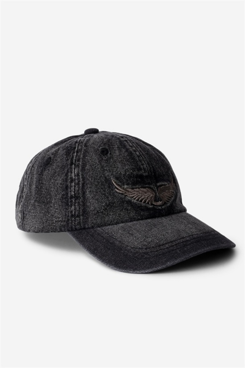 Zadig & Voltaire Klelia Rock Baseball Cap Czarne | ZV-255814