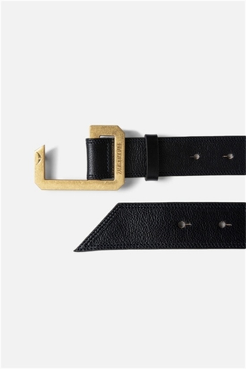 Zadig & Voltaire La Cecilia 35 Mm Belt Ciemny Niebieskie | ZV-255828