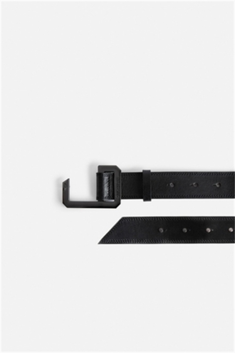 Zadig & Voltaire La Cecilia 35 Mm Belt Czarne | ZV-255827