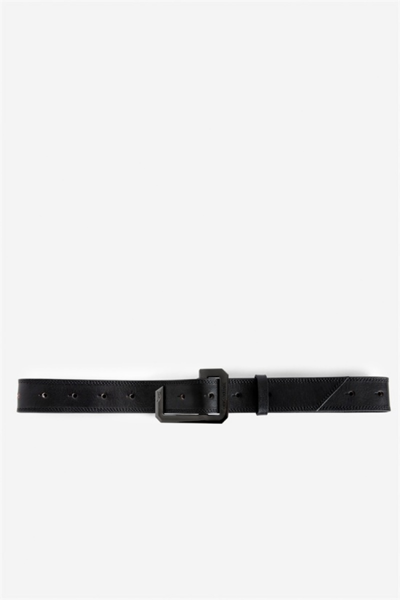 Zadig & Voltaire La Cecilia 35 Mm Belt Czarne | ZV-255827