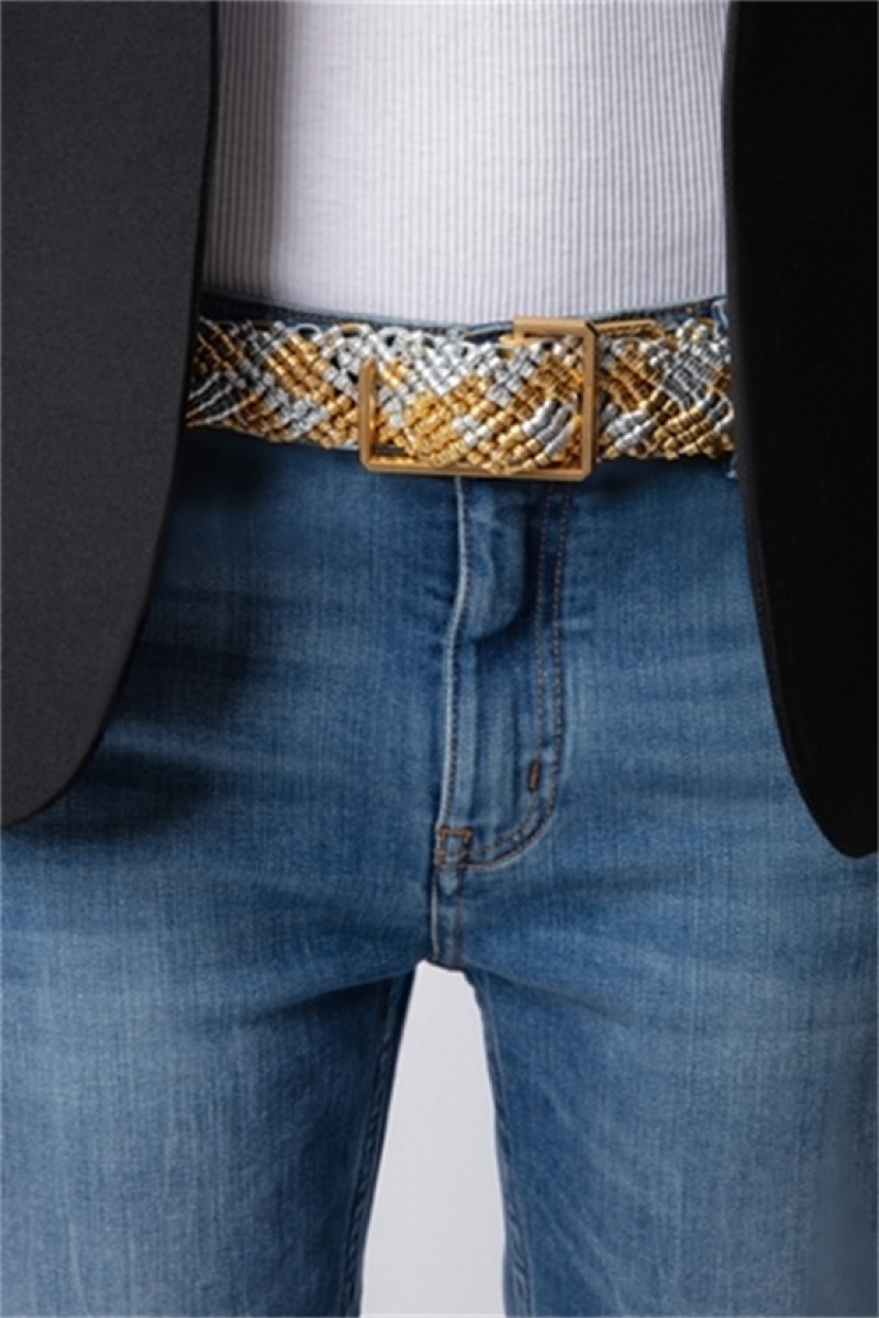 Zadig & Voltaire La Cecilia Obsession Belt Złote | ZV-255830