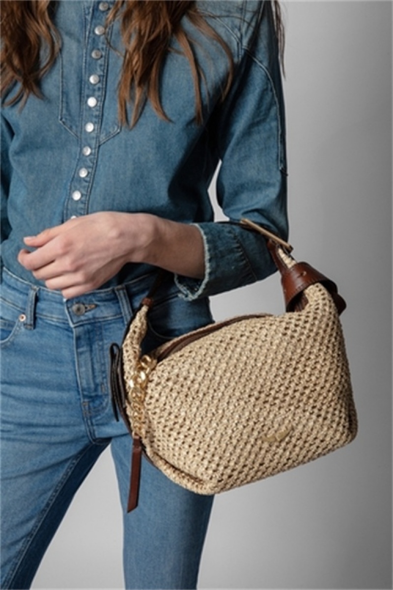 Zadig & Voltaire Le Cecilia Bag Beżowe | ZV-256151