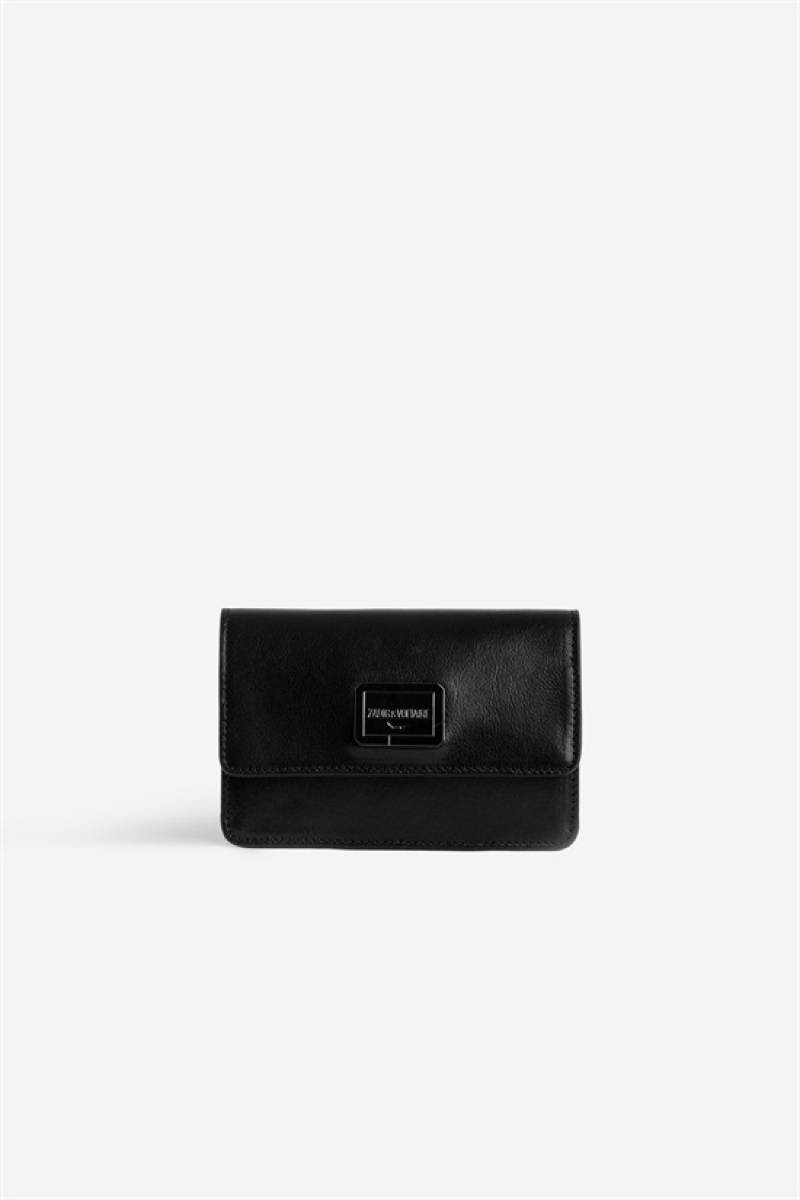 Zadig & Voltaire Le Cecilia Wallet Czarne | ZV-255925