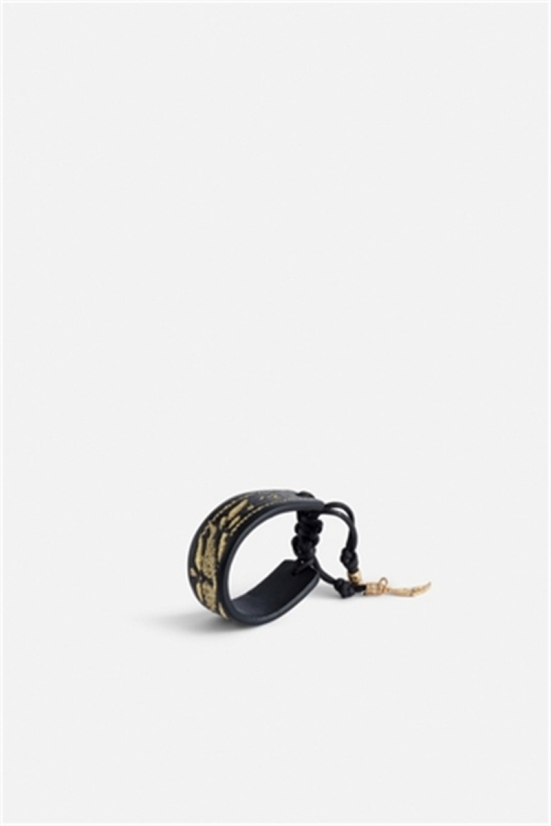 Zadig & Voltaire Lenny Bracelet Czarne Złote | ZV-255901