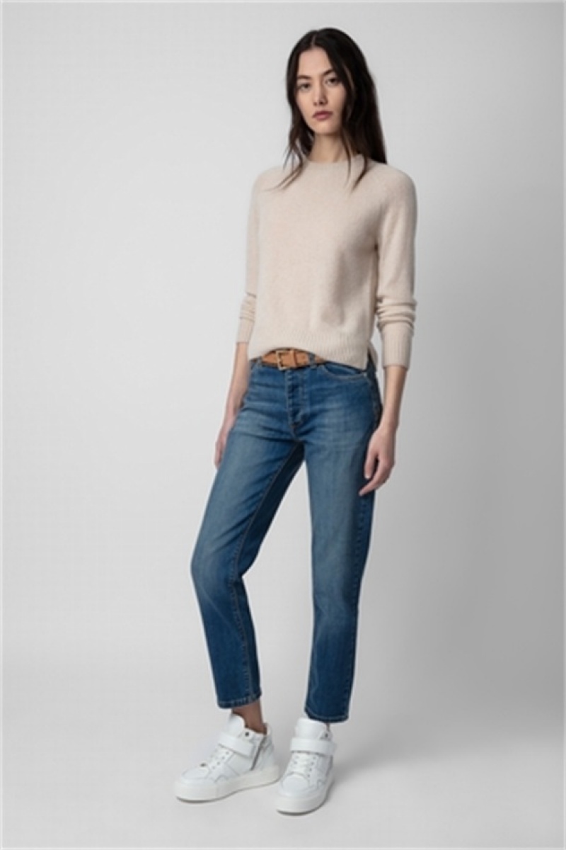 Zadig & Voltaire Mamma Eco Jeans Niebieskie | ZV-256205