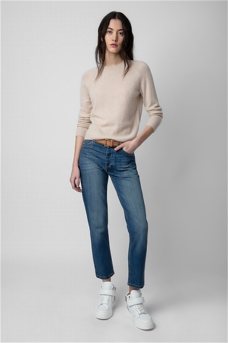 Zadig & Voltaire Mamma Eco Jeans Niebieskie | ZV-256205