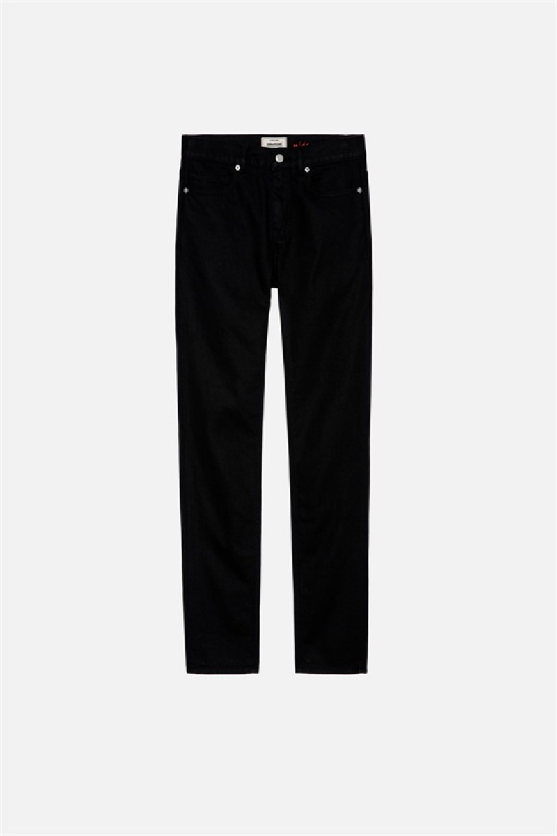 Zadig & Voltaire Mick Eco Jeans Czarne | ZV-255738