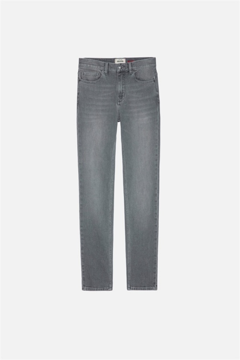 Zadig & Voltaire Mick Jeans Szare | ZV-255739