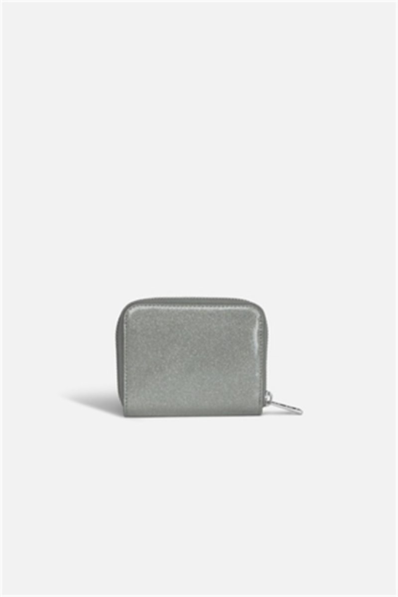 Zadig & Voltaire Mini Infinity Wallet Srebrne | ZV-255936