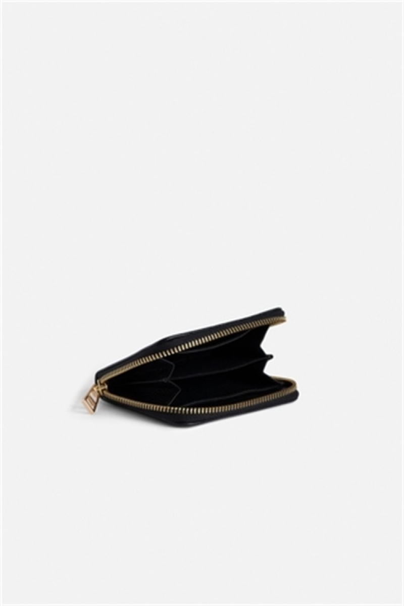 Zadig & Voltaire Mini Wallet Czarne Złote | ZV-255938